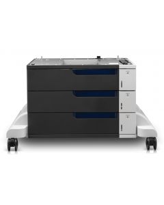 HP - Printer base with media feeder - 1500 pages in 3 tray(s) - for Color LaserJet Enterprise CP4525dn, CP4525n; LaserJet Enterprise CM4540, CM4540fskm