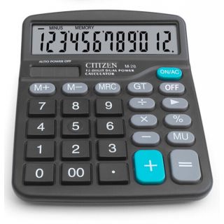 Calculators, BESTWYA 12-Digit Dual Power Handheld Desktop Calculator with Large LCD Display Big Sensitive Button