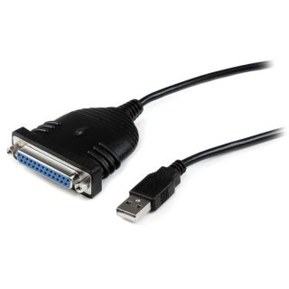 StarTech.com 6 ft / 2m USB to DB25 Parallel Printer Adapter Cable - 2 Meter USB to IEEE-1284 Printer Cable - USB A to DB25 M/F (ICUSB1284D25) - Parallel adapter - USB 2.0 - IEEE 1284