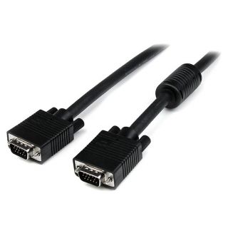 StarTech.com 2m Coax High Resolution Monitor VGA Video Cable HD15 M/M - VGA cable - HD-15 (VGA) (M) to HD-15 (VGA) (M) - 2 m - molded - black