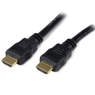 StarTech.com 2m 4K High Speed HDMI Cable - Gold Plated - UHD 4K x 2K - Premium HDMI Video Cable for Your TV, Monitor or Display (HDMM2M) - HDMI cable - HDMI male to HDMI male - 2 m - shielded - black - for P/N: CDPVGDVHDBP, DK30CH2DPPDU, DK30CHDPPDUE, DKW