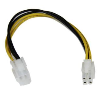StarTech.com 8in ATX12V 4 Pin P4 CPU Power Extension Cable - M/F - Power extension cable - 4 pin ATX12V (M) to 4 pin ATX12V (F) - 7.9 in - ATXP4EXT - Power extension cable - 4 pin ATX12V (M) to 4 pin ATX12V (F) - 20 cm