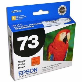 Epson 73 - Black - original - ink cartridge - for Stylus C79, CX3900, CX4900, CX5900