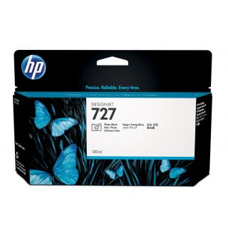 HP 727 - 130 ml - photo black - original - DesignJet - ink cartridge - for DesignJet T1500, T1530, T2500, T2530, T920, T930