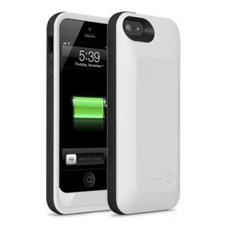 Belkin Grip Power Battery Case - Battery - 2000 mAh - blacktop, gravel - for Apple iPhone 5