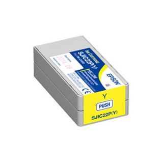 Epson SJIC22P(Y) - Yellow - original - ink cartridge - for ColorWorks TM-C3500; TM C3500