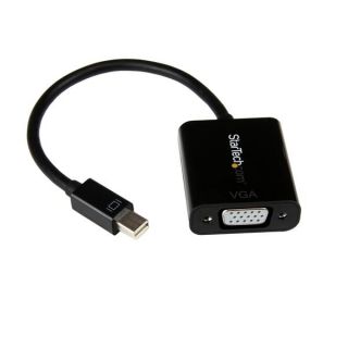 StarTech.com Mini DisplayPort to VGA Adapter - DisplayPort 1.2 - 1080p - Thunderbolt to VGA Monitor Adapter - Mini DP to VGA (MDP2VGA2) - Adapter - Mini DisplayPort (M) to HD-15 (VGA) (F) - Displayport 1.2/Thunderbolt - 22 cm - active, 1920 x 1200 (WUXGA)