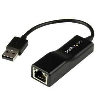 StarTech.com USB 2.0 to 10/100 Mbps Ethernet Network Adapter Dongle - USB Network Adapter - USB 2.0 Fast Ethernet Adapter - USB NIC (USB2100) - Network adapter - USB 2.0 - 10/100 Ethernet - black
