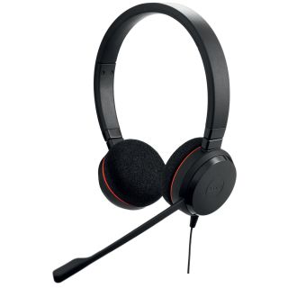Jabra Evolve 20 MS stereo - Headset - on-ear - wired - USB - Certified for Skype for Business