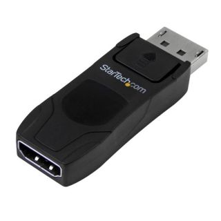 StarTech.com Displayport to HDMI Adapter - 4K30 - DPCP & HDCP - DisplayPort 1.2 to HDMI 1.4 - Apple HDMI Adapter (DP2HD4KADAP) - Adapter - DisplayPort male to HDMI female - black - passive, 4K30Hz (3840 x 2160) support - for P/N: TB2DOCK4K2DP