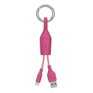 Belkin MIXIT - Lightning cable - USB (M) to Lightning (M) - 7.85 cm - pink - for Apple iPad/iPhone/iPod (Lightning)