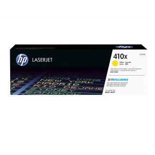 HP 410X - High Yield - yellow - original - LaserJet - toner cartridge (CF412X) - for Color LaserJet Pro M452, MFP M377, MFP M477