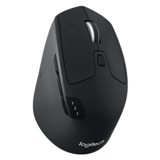 Logitech Triathlon M720 - Mouse - optical - 8 buttons - wireless - Bluetooth, 2.4 GHz - USB wireless receiver