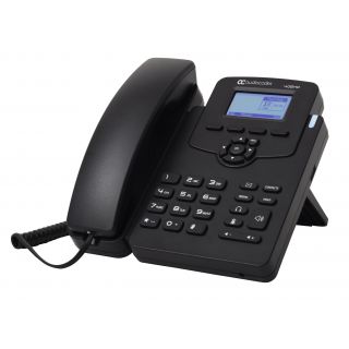 AudioCodes 405 IP Phone - VoIP phone - 3-way call capability - SIP, SDP - 2 lines - black