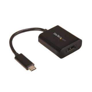 StarTech.com USB C to DisplayPort Adapter 4K 60Hz, USB Type-C to DP 1.4 Monitor Video Converter (DP Alt Mode), Thunderbolt 3 Compatible, Limited Stock, see similar item CDP2DP14B - DisplayPort adapter - USB-C (M) to DisplayPort (F) - Thunderbolt 3 / Displ
