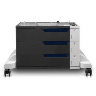 HP - Printer base with media feeder - 1500 pages in 3 tray(s) - for Color LaserJet Enterprise CP4525dn, CP4525n; LaserJet Enterprise CM4540, CM4540fskm