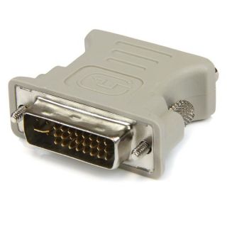 StarTech.com DVI to VGA Cable Adapter - DVI (M) to VGA (F) - 1 Pack - Male DVI to Female VGA (DVIVGAMF) - VGA adapter - DVI-I (M) to HD-15 (VGA) (F) - beige - for P/N: MXT101MMHD15, MXT101MMHD6