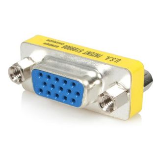 StarTech.com Slimline VGA HD15 Gender Changer - F/F - HD15 gender changer - VGA coupler - VGA gender changer (GC15HSF) - VGA gender changer - HD-15 (VGA) (F) to HD-15 (VGA) (F) - for P/N: DP2VGAMM6B, HD2VGAMM6, MXTMMHQ2M, MXTMMHQ30M, MXTMMHQ3M, MXTMMHQ5M,