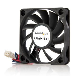 StarTech.com 60x10mm Replacement Ball Bearing Computer Case Fan w/ TX3 Connector - 3 pin case Fan - TX3 Fan - 60mm Fan (FAN6X1TX3) - System fan kit - 60 mm