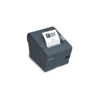Epson TM T88V - Receipt printer - thermal line - Roll (8 cm) - up to 300 mm/sec - parallel, USB - cutter - dark gray