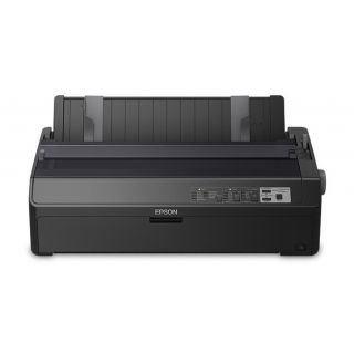 Epson LQ 2090II NT Network Impact - Printer - B/W - dot-matrix - Roll (21.6 cm), 406.4 mm (width), 419.1 x 419.1 mm - 24 pin - up to 584 char/sec - parallel, USB 2.0, LAN