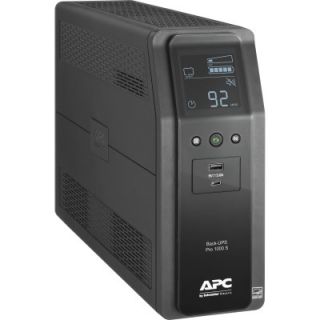 APC Back-UPS Pro BR1100M2-LM - UPS - AC 120 V - 600 Watt - 1100 VA - USB - output connectors: 10 - black
