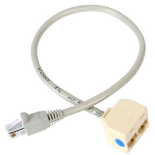 StarTech.com 2-to-1 RJ45 10/100 Mbps Splitter/Combiner - One adapter required at each end of the connection - Network splitter - RJ-45 (M) to RJ-45 (F)
