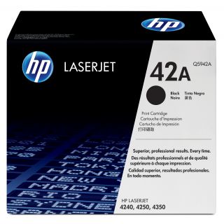 HP 42A - Black - original - LaserJet - toner cartridge (Q5942A) - for LaserJet 4240, 4250, 4350