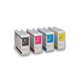 Epson SJIC35P-C - Cyan - original - ink cartridge - for ColorWorks CW-C6000A, CW-C6000P, CW-C6500A, CW-C6500P